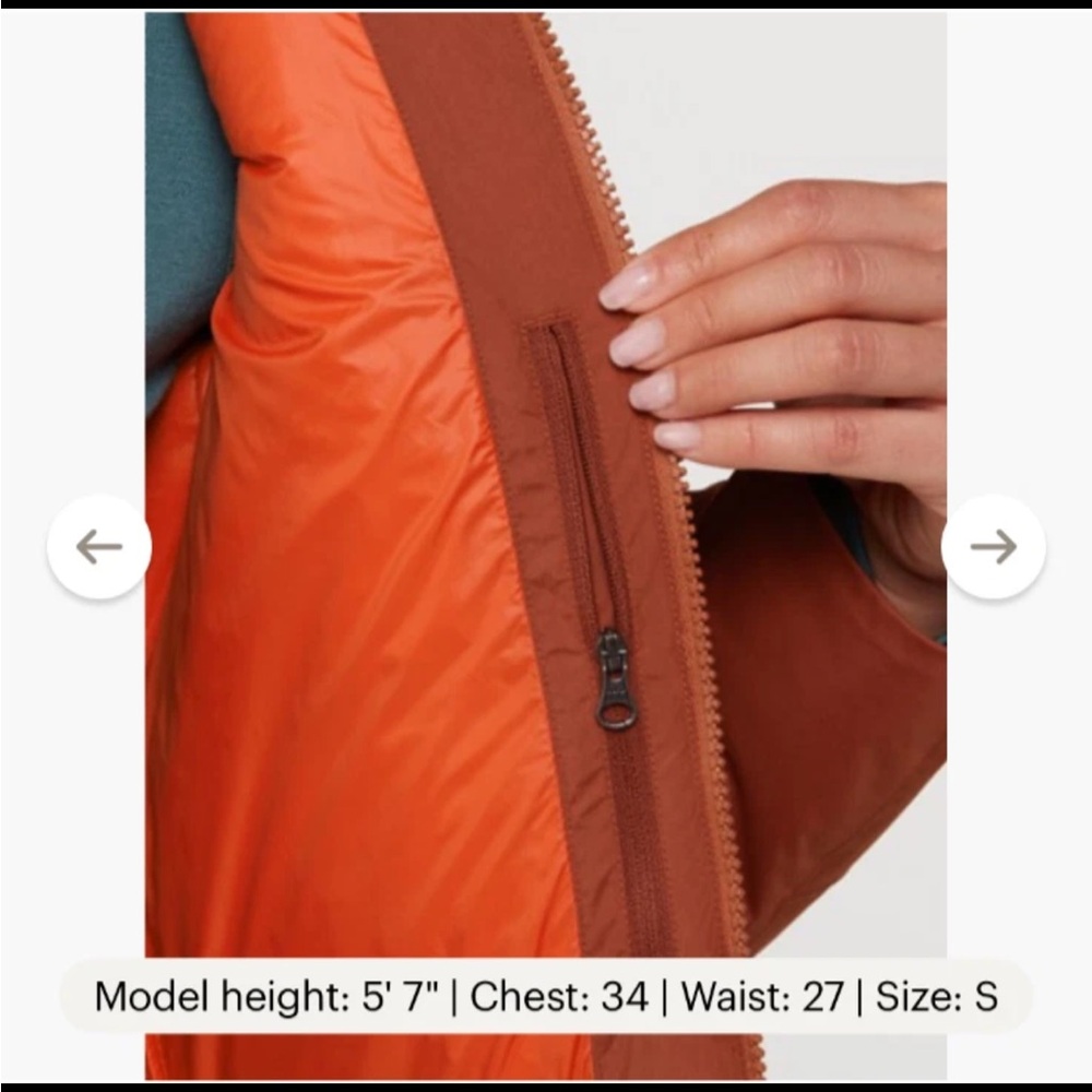 REI Women's Orange Ski Jacket - Picture 10 of 15